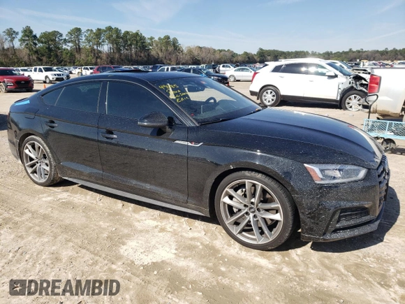 2019 Audi A5 Sportback Premium Plus with VIN WAUENCF59KA094451, listed as a Copart auction lot 39741983 with 15,742 mi miles. Bid and sale history available at carsss.com. Image 4.