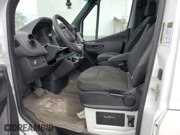 2021 Mercedes-Benz Sprinter Cargo with VIN W1Y4ECHY1MT070055, listed as a Copart auction lot 76815204 with 76,282 mi miles and Salvage Title. Bid and sale history available at carsss.com. Image 7.