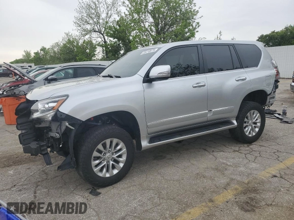 2017 Lexus GX 460 z VIN JTJBM7FX5H5168660, wystawiony jako Copart lot #55410675 z przebiegiem 128 599 mil mil oraz Szkoda całkowita • Salvage title. Historia ofert i sprzedaży dostępna na DreamBid. Obrazek 1.