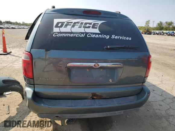 2006 Chrysler Town & Country LWB LX with VIN 1A4GP44R26B568560, listed as a Copart auction lot 70609934 with 257,935 mi miles and Salvage Title. Bid and sale history available at carsss.com. Image 6.