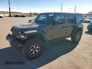 2023 Jeep Wrangler Rubicon с VIN 1C4HJXFN6PW509741, выставлен на аукционе Copart как лот 81324394 с пробегом 21 755 миль миль и Списание • Salvage title. История ставок и продаж доступна на DreamBid. Изображение 1.