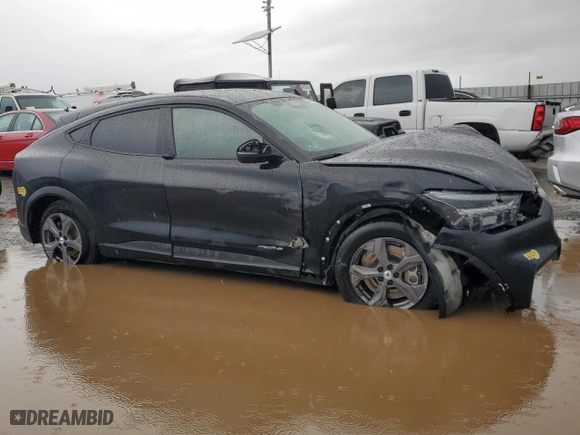 2021 Ford Mustang Mach-E Select with VIN 3FMTK1RM7MMA63243, listed as a Copart auction lot 43868875 with 97,211 mi miles and Salvage Title. Bid and sale history available at carsss.com. Image 4.