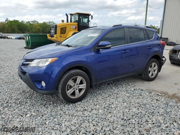 2014 Toyota RAV4 XLE with VIN 2T3RFREV5EW166225, listed as a Copart auction lot 48191815 with NaN miles and Salvage Title. Bid and sale history available at carsss.com. Image 1.
