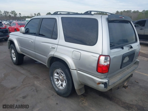 2001 Toyota 4Runner SR5 with VIN JT3GN86R410210918, listed as a IAAI auction lot 41607086 with 267,219 mi miles. Bid and sale history available at carsss.com. Image 3.