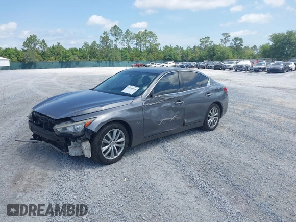 2015 Infiniti Q50 with VIN JN1BV7AP4FM338889, listed as a IAAI auction lot 42285135 with 150,867 mi miles and . Bid and sale history available at DreamBid. Image 18.