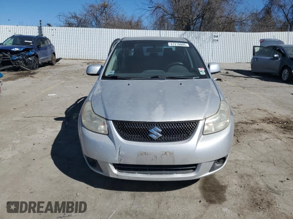 2011 Suzuki SX4 LE with VIN JS2YC5A27B6301040, listed as a Copart auction lot 47218805 with 106,474 mi miles and Salvage Title. Bid and sale history available at carsss.com. Image 5.