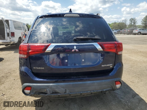2018 Mitsubishi Outlander SE with VIN JA4AD3A34JZ013831, listed as a Copart auction lot 56292555 with 45,454 mi miles and Salvage title. Bid and sale history available at DreamBid. Image 6.