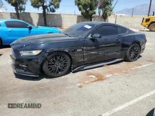 2016 Ford Mustang GT with VIN 1FA6P8CF7G5268244, listed as a Copart auction lot 63644305 with 81,707 mi miles and Salvage title. Bid and sale history available at DreamBid. Image 1.