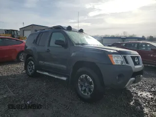 2014 Nissan Xterra X with VIN 5N1AN0NW3EN813308, listed as a Copart auction lot 45647045 with 91,985 mi miles and Salvage Title. Bid and sale history available at DreamBid. Image 4.