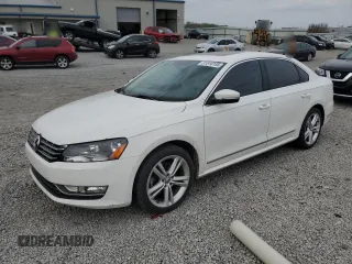 2014 Volkswagen Passat TDI SEL Premium with VIN 1VWCN7A30EC074358, listed as a Copart auction lot 51810105 with 120,430 mi miles and Salvage Title. Bid and sale history available at carsss.com. Image 1.