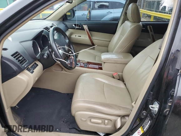 2013 Toyota Highlander Limited with VIN 5TDDK3EH6DS219401, listed as a Copart auction lot 62085705 with 282,264 mi miles and Salvage title. Bid and sale history available at DreamBid. Image 7.