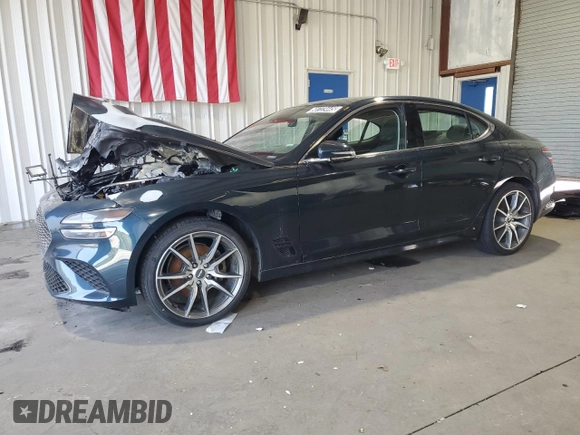 2023 Genesis G70 2.0T z VIN KMTG34TA3PU125824, wystawiony jako Copart lot #60723445 z przebiegiem Nie podano mil oraz Nie do naprawy • Non repairable. Historia ofert i sprzedaży dostępna na DreamBid. Obrazek 1.
