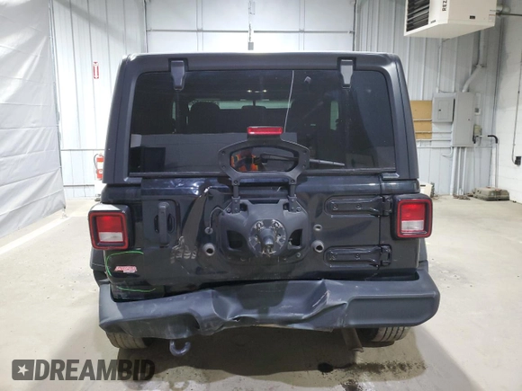 2020 Jeep Wrangler Sport S с VIN 1C4GJXAN0LW208914, выставлен на аукционе Copart как лот 54776855 с пробегом 75 200 миль миль и Списание • Salvage title. История ставок и продаж доступна на DreamBid. Изображение 6.