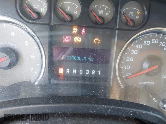 2009 Ford F-150 XL with VIN 1FTRW12809FA01738, listed as a IAAI auction lot 41965298 with 287,000 mi miles and . Bid and sale history available at DreamBid. Image 7.