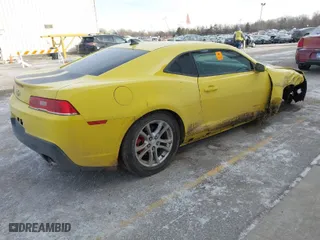 2015 Chevrolet Camaro LS with VIN 2G1FB1E39F9136874, listed as a IAAI auction lot 41265143 with 1 mi miles. Bid and sale history available at carsss.com. Image 4.