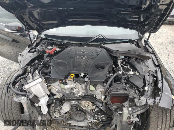 2020 Infiniti Q60 Luxe with VIN JN1EV7EK3LM340320, listed as a Copart auction lot 72427514 with 15,947 mi miles and Non Repairable. Bid and sale history available at carsss.com. Image 11.