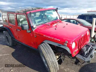 2008 Jeep Wrangler Unlimited Rubicon with VIN 1J8GA69138L572905, listed as a IAAI auction lot 40841296 with 162,528 mi miles and . Bid and sale history available at carsss.com. Image 1.