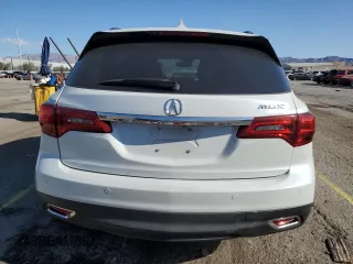 2015 Acura MDX Advance/Entertainment Pkg with VIN 5FRYD3H86FB007658, listed as a Copart auction lot 51811295 with 105,265 mi miles and Salvage Title. Bid and sale history available at carsss.com. Image 6.
