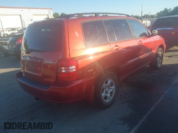 2003 Toyota Highlander z VIN JTEGD21A030070166, wystawiony jako IAAI lot #42348887 z przebiegiem 230 994 mil mil oraz . Historia ofert i sprzedaży dostępna na DreamBid. Obrazek 4.