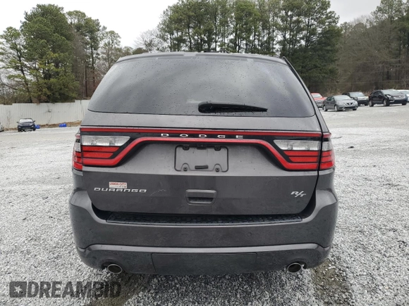 2021 Dodge Durango R/T with VIN 1C4SDHCTXMC659774, listed as a Copart auction lot 47827105 with 90,837 mi miles and Salvage Title. Bid and sale history available at DreamBid. Image 6.