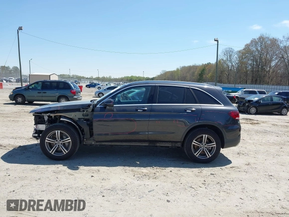 2020 Mercedes-Benz GLC 300 with VIN WDC0G8DB1LF721865, listed as a IAAI auction lot 41886603 with 79,200 mi miles and . Bid and sale history available at DreamBid. Image 15.