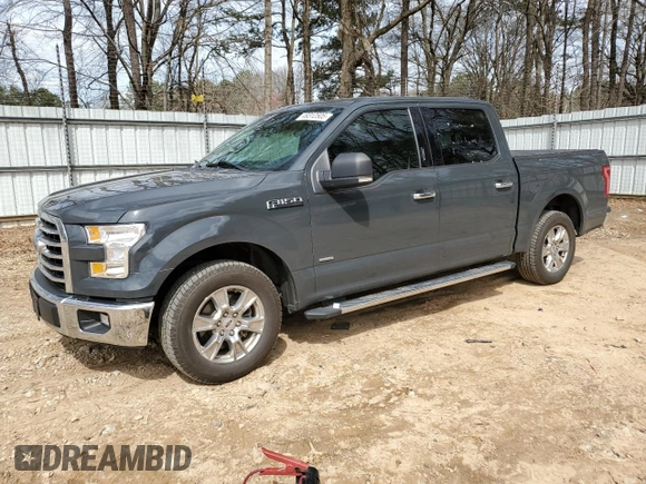 2017 Ford F-150 XL with VIN 1FTEW1CP3HKD80664, listed as a Copart auction lot 49312505 with 77,723 mi miles and Salvage Title. Bid and sale history available at carsss.com. Image 1.