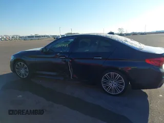2018 BMW 5 Series M550i xDrive with VIN WBAJB9C59JG463948, listed as a IAAI auction lot 41845989 with 99,385 mi miles. Bid and sale history available at carsss.com. Image 14.