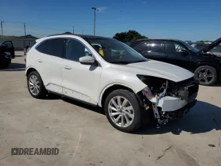 2021 Ford Escape Titanium Hybrid with VIN 1FMCU9DZ9MUA02709, listed as a Copart auction lot 56355255 with 30,571 mi miles and Salvage title. Bid and sale history available at DreamBid. Image 4.