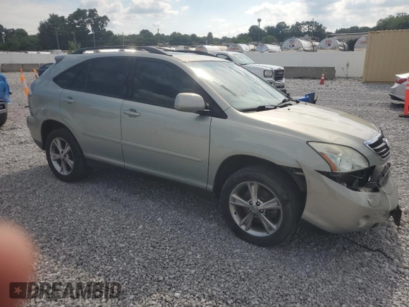 2006 Lexus RX 400h with VIN JTJHW31UX60016328, listed as a Copart auction lot 66898155 with 109,710 mi miles and Salvage title. Bid and sale history available at DreamBid. Image 4.