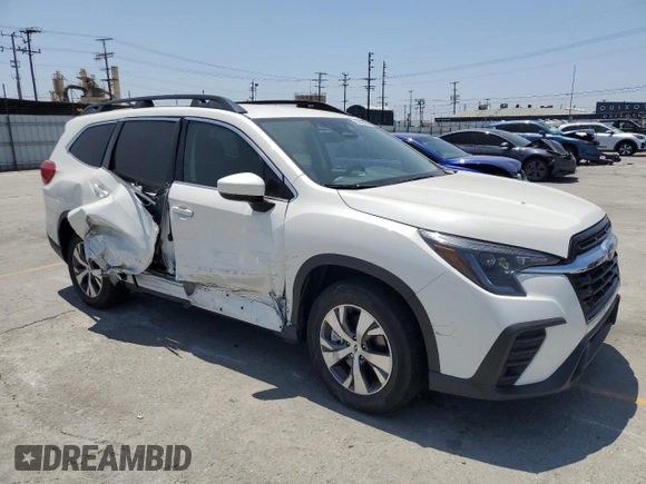 2024 Subaru Ascent Premium with VIN 4S4WMAEDXR3465697, listed as a Copart auction lot 58382275 with 8,208 mi miles and Salvage title. Bid and sale history available at DreamBid. Image 4.