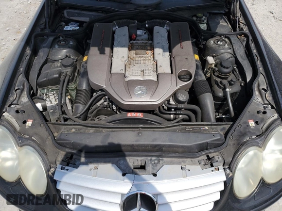 2005 Mercedes-Benz SL 55 AMG with VIN WDBSK74F75F086906, listed as a Copart auction lot 58482615 with 100,111 mi miles and Clean title. Bid and sale history available at DreamBid. Image 11.