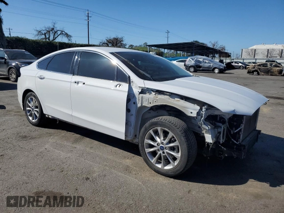 2017 Ford Fusion SE with VIN 3FA6P0HD7HR287478, listed as a Copart auction lot 46547835 with 115,555 mi miles and Salvage Title. Bid and sale history available at DreamBid. Image 4.
