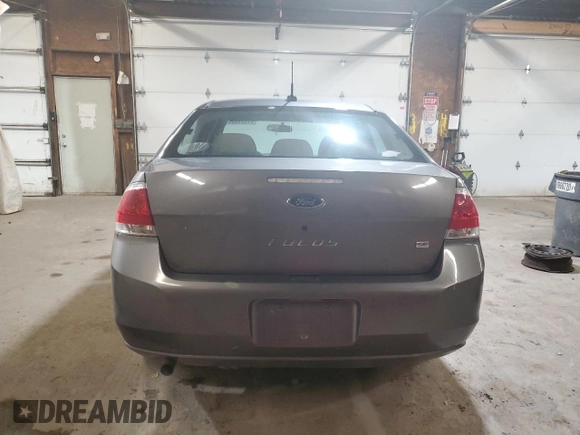 2009 Ford Focus SE with VIN 1FAHP35N59W222036, listed as a Copart auction lot 51323355 with 186,429 mi miles and Salvage Title. Bid and sale history available at carsss.com. Image 6.
