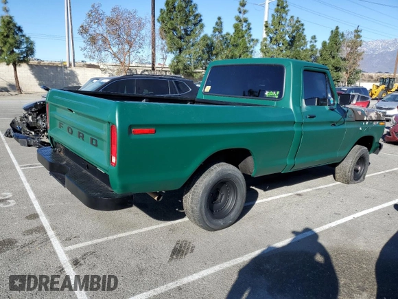 1978 Ford Ranger with VIN F14HRCC3772, listed as a Copart auction lot 89000265 with 93,648 mi miles and Salvage Title. Bid and sale history available at DreamBid. Image 3.