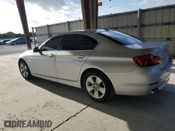 2011 BMW 5 Series 528i with VIN WBAFR1C50BC743740, listed as a Copart auction lot 50925205 with Not Provided miles and Clean Title. Bid and sale history available at carsss.com. Image 2.