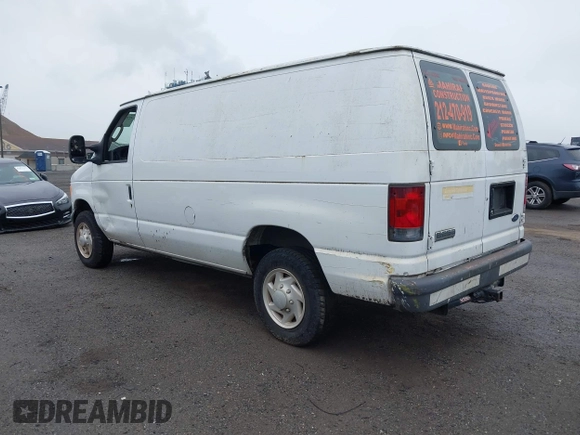 2007 Ford Econoline Cargo Commercial with VIN 1FTNE24W57DB33258, listed as a IAAI auction lot 42393068 with 152,700 mi miles and . Bid and sale history available at DreamBid. Image 3.