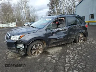 2018 Subaru Forester Premium with VIN JF2SJAEC8JH515590, listed as a Copart auction lot 43816395 with 97,039 mi miles and Salvage Title. Bid and sale history available at DreamBid. Image 1.