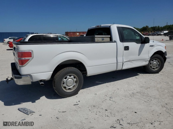 2014 Ford F-150 XL with VIN 1FTMF1CM5EKF16239, listed as a Copart auction lot 49403425 with 143,998 mi miles and Salvage Title. Bid and sale history available at carsss.com. Image 3.