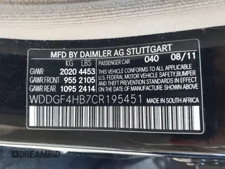 2012 Mercedes-Benz C 250 Sport with VIN WDDGF4HB7CR195451, listed as a IAAI auction lot 42675323 with 159,457 mi miles and . Bid and sale history available at DreamBid. Image 9.