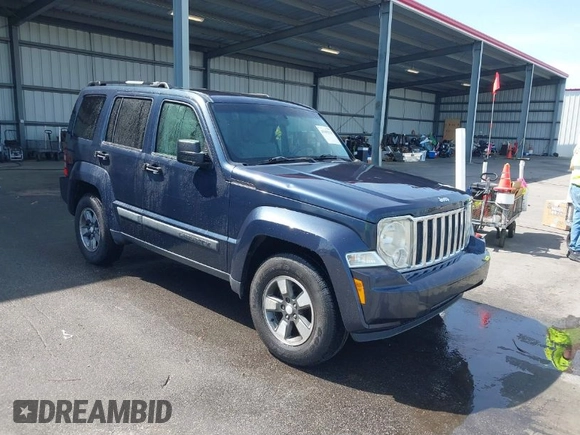 2008 Jeep Liberty Sport with VIN 1J8GN28K28W144152, listed as a IAAI auction lot 41885518 with 160,457 mi miles. Bid and sale history available at carsss.com. Image 1.