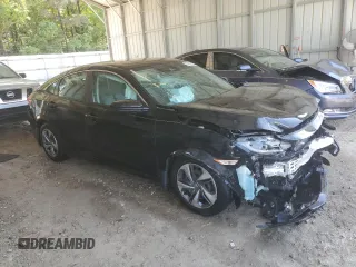 2019 Honda Civic Sedan LX with VIN 2HGFC2F63KH576061, listed as a Copart auction lot 53490125 with 59,725 mi miles and Non Repairable. Bid and sale history available at carsss.com. Image 4.