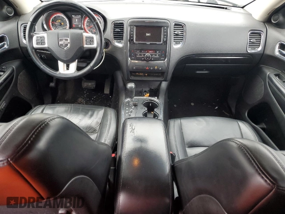 2013 Dodge Durango Crew with VIN 1C4RDHDG5DC663991, listed as a Copart auction lot 48491985 with 143,310 mi miles and Salvage Title. Bid and sale history available at carsss.com. Image 8.