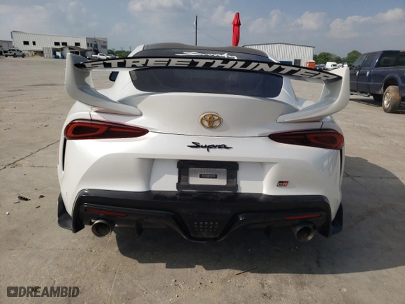 2020 Toyota GR Supra 3.0 with VIN WZ1DB4C09LW028428, listed as a Copart auction lot 50185354 with 0 mi miles. Bid and sale history available at carsss.com. Image 6.