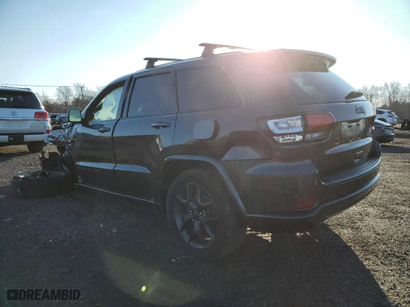 2021 Jeep Grand Cherokee Limited X with VIN 1C4RJFBG3MC527584, listed as a Copart auction lot 84267534 with 47,445 mi miles and Salvage Title. Bid and sale history available at carsss.com. Image 2.