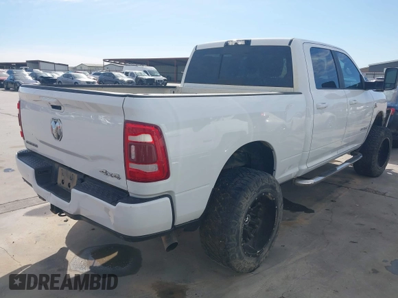 2020 Ram 2500 Big Horn with VIN 3C6UR5DL1LG115089, listed as a IAAI auction lot 41236581 with 90,797 mi miles. Bid and sale history available at carsss.com. Image 4.