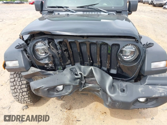 2020 Jeep Wrangler Unlimited Sport S with VIN 1C4HJXDN9LW218468, listed as a IAAI auction lot 42490190 with 114,542 mi miles and . Bid and sale history available at DreamBid. Image 6.