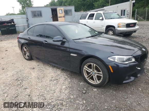 2014 BMW 5 Series 528i xDrive with VIN WBA5A7C51ED612286, listed as a Copart auction lot 62459515 with 165,765 mi miles and Salvage title. Bid and sale history available at DreamBid. Image 4.