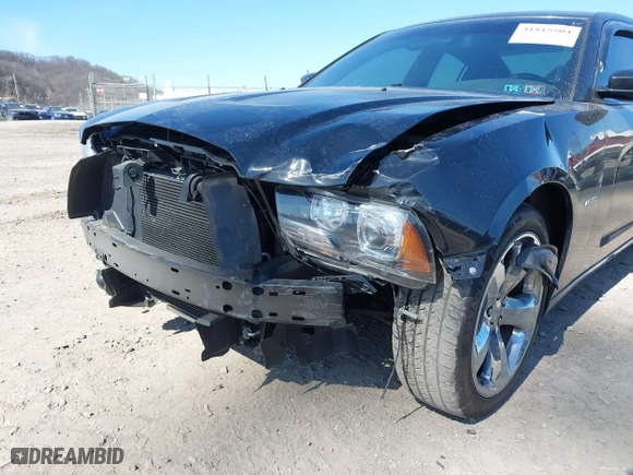 2014 Dodge Charger RT 100th Anniversary with VIN 2C3CDXCT4EH261977, listed as a IAAI auction lot 41815504 with 92,478 mi miles. Bid and sale history available at carsss.com. Image 6.