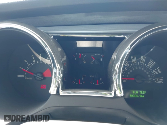 2007 Ford Mustang GT Deluxe with VIN 1ZVFT85H875257335, listed as a IAAI auction lot 42489672 with 50,334 mi miles and . Bid and sale history available at DreamBid. Image 7.