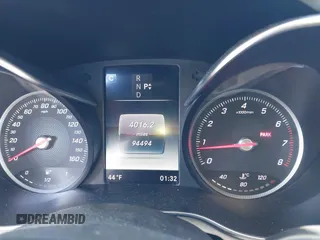 2016 Mercedes-Benz C with VIN 55SWF4KB2GU160423, listed as a IAAI auction lot 41690331 with 94,494 mi miles. Bid and sale history available at carsss.com. Image 7.